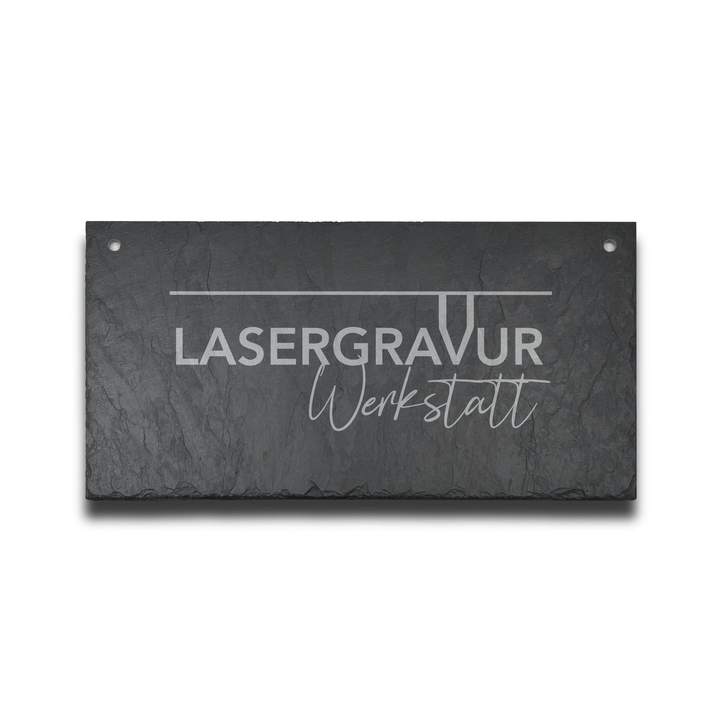 Schild 40x20 cm Querformat