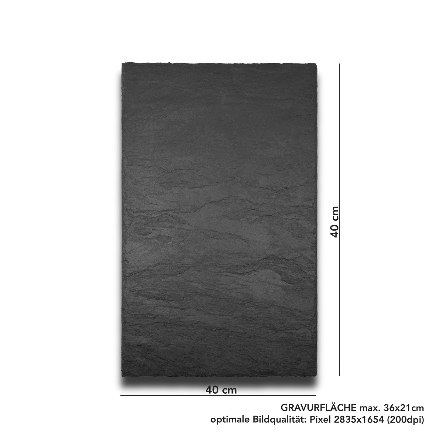 Schild 40x25 cm Hochformat