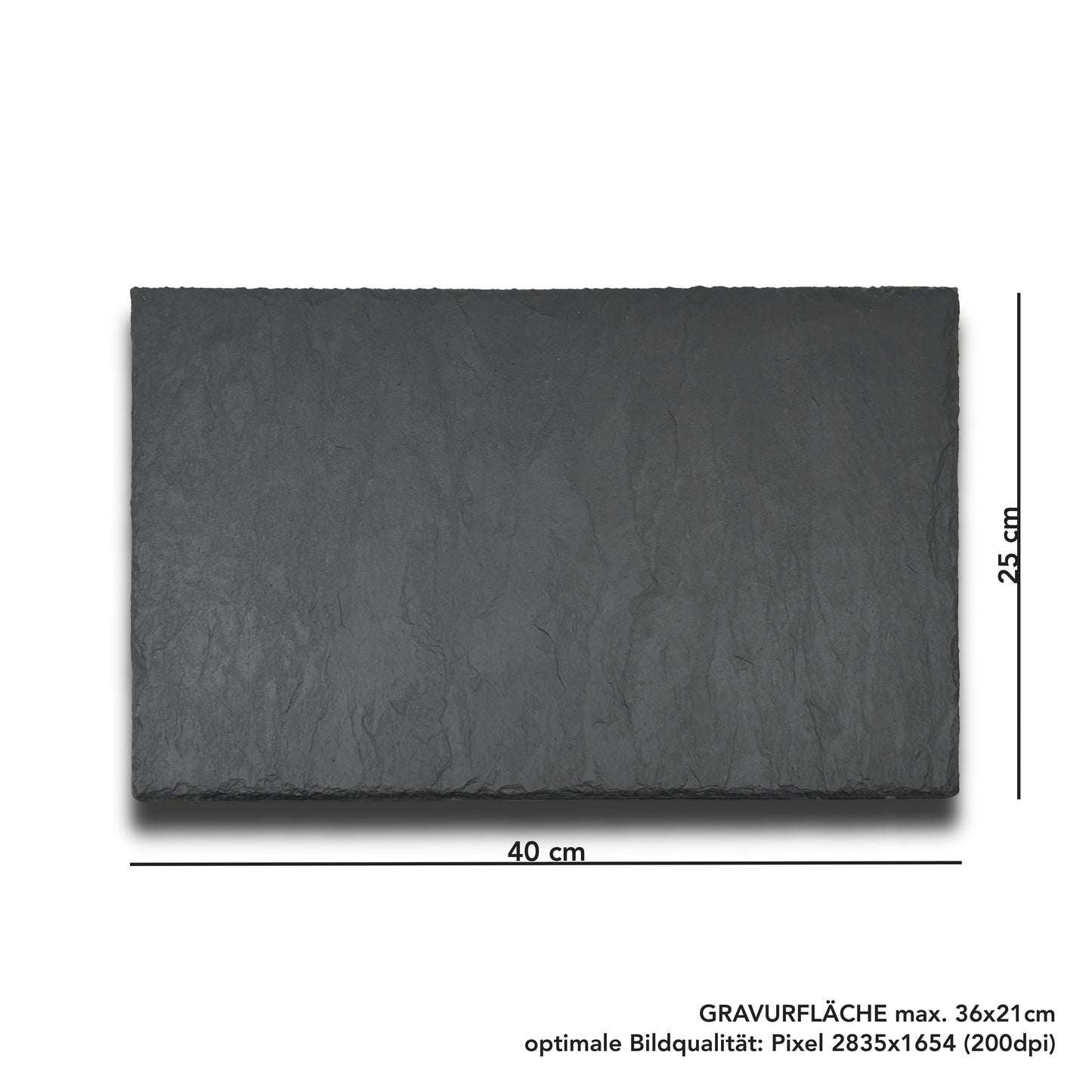 Schild 40x25 cm Querformat