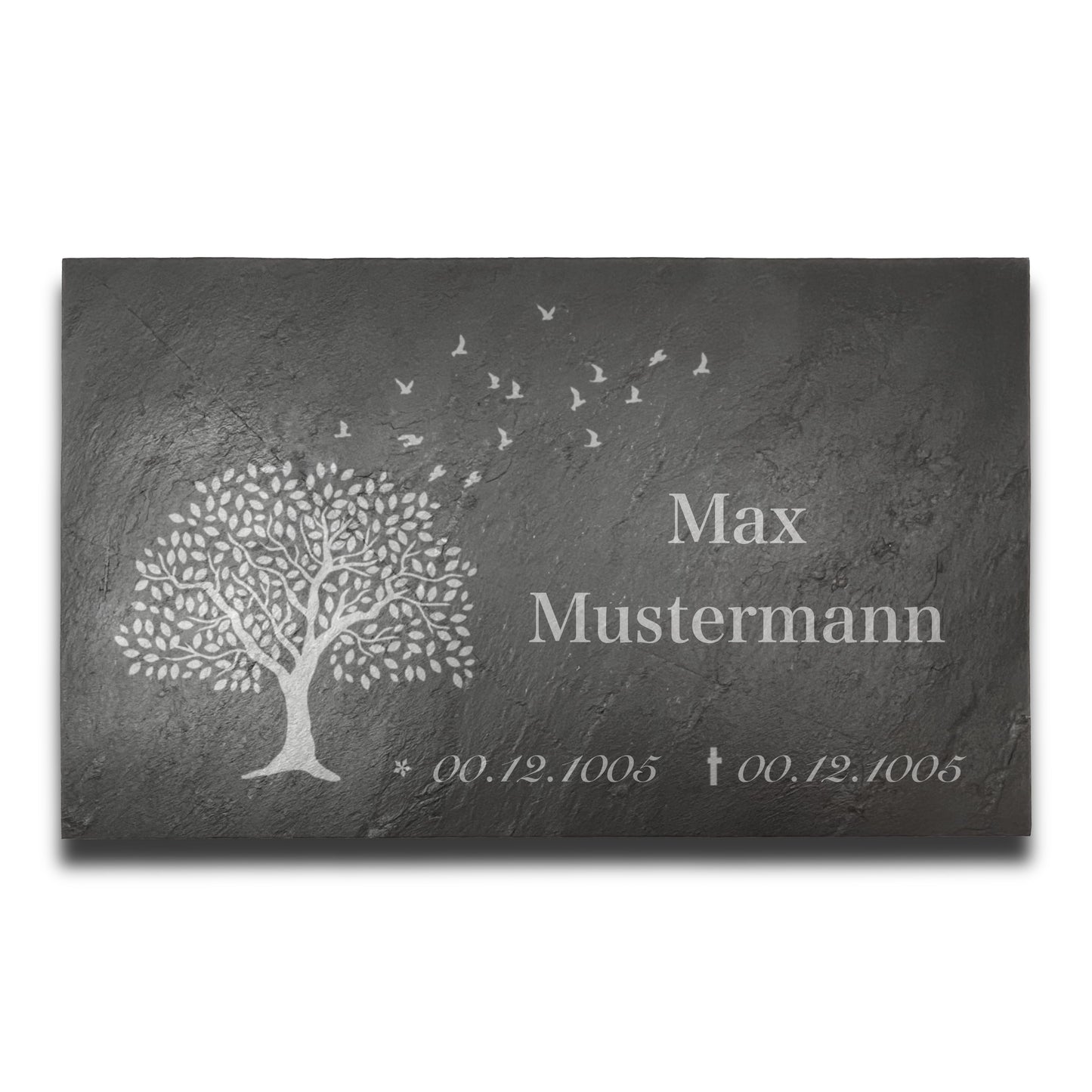 Trauerstein 50x30cm 4cm dick