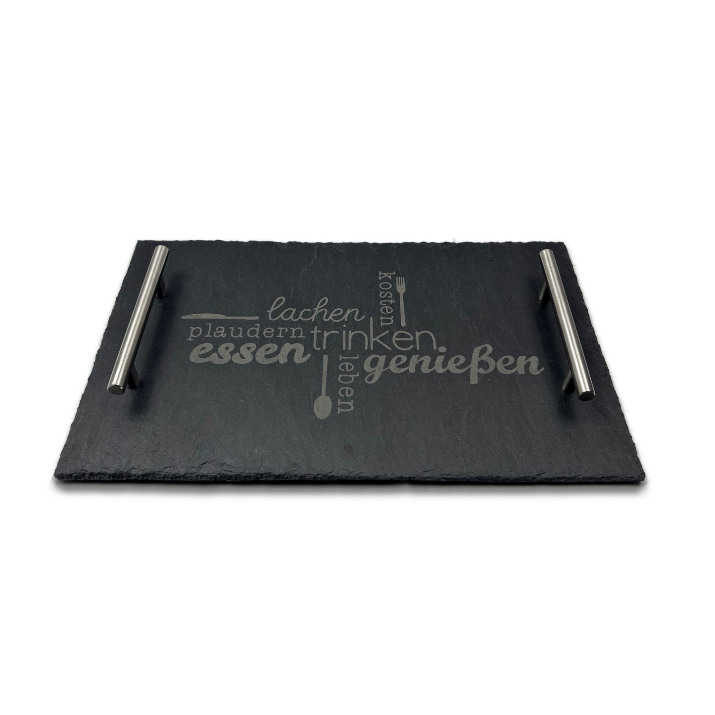 Servierplatte "Essen" 40x25cm