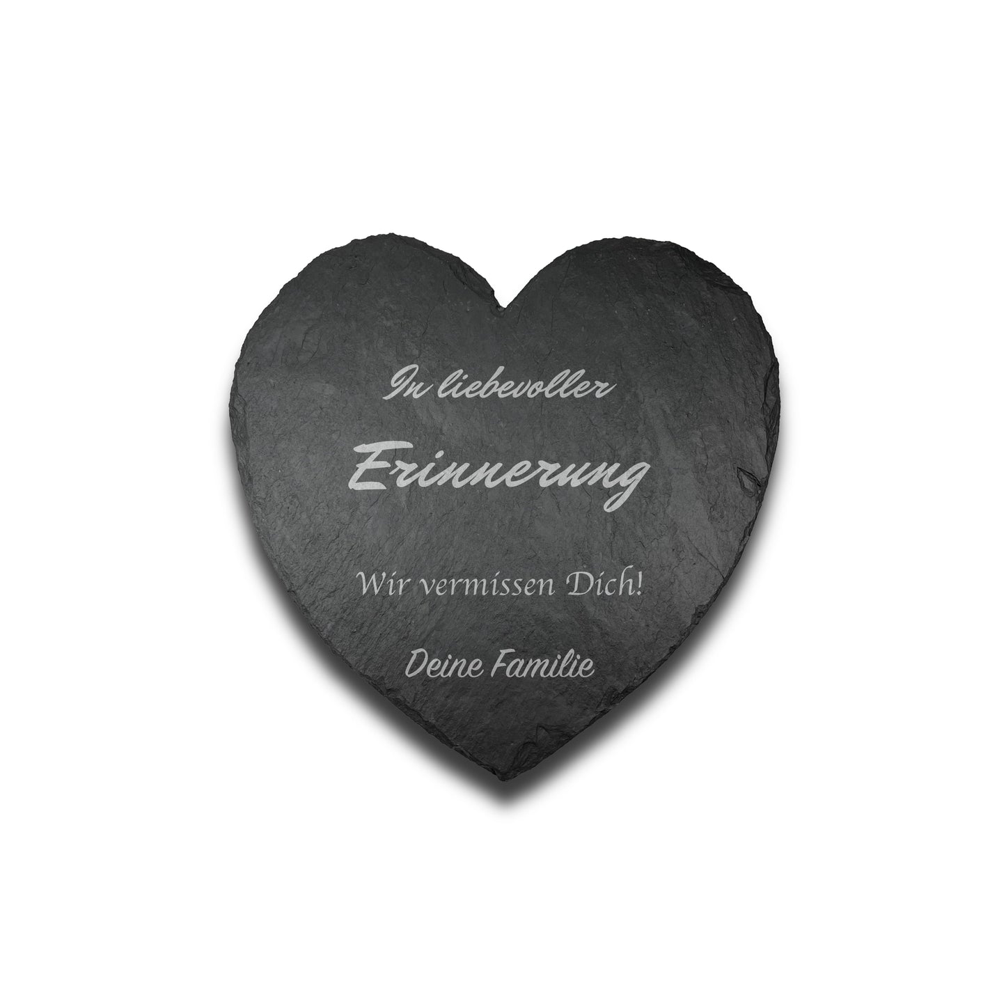 Schieferherz 28cm Grabschmuck