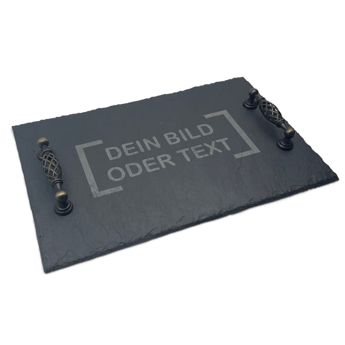Servierplatte 40x25 cm "personalisiert"