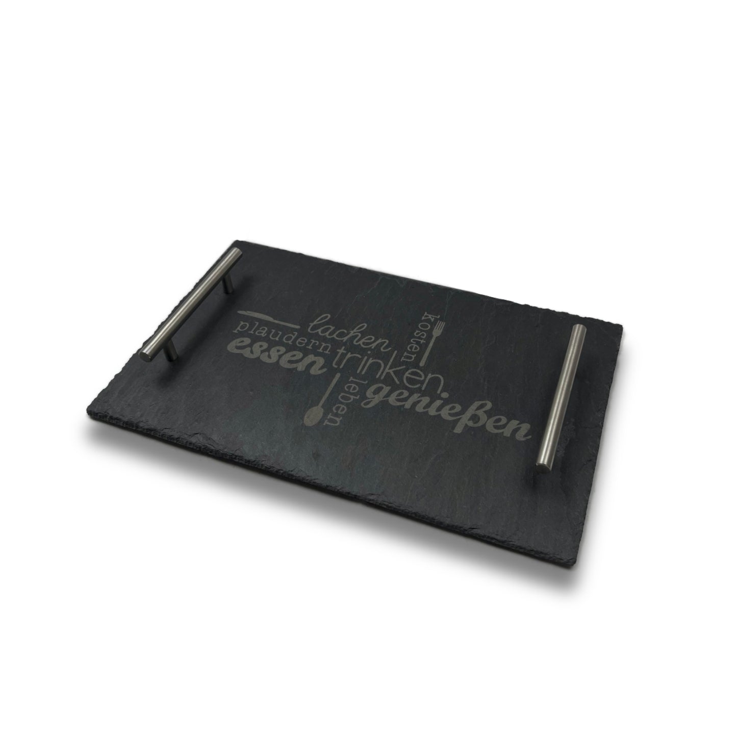 Servierplatte "Essen" 40x25cm