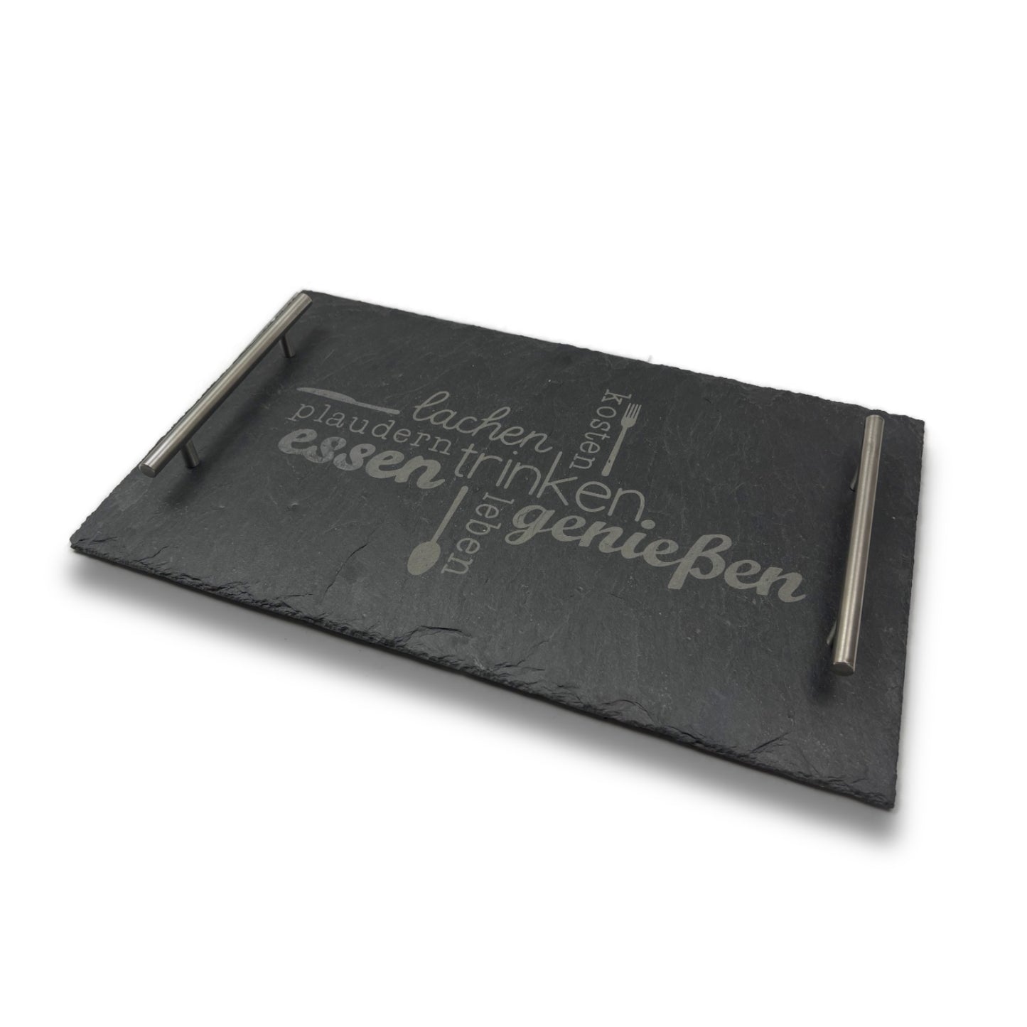 Servierplatte "Essen" 50x30cm